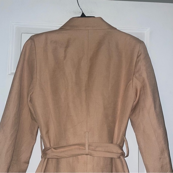 Significant other Elora belted mini blazer Linen dress size 6 front pockets - Picture 10 of 14